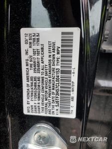 Zdjęcie 12 z 12 samochodu: 2012 HONDA CROSSTOUR EXL VIN:5J6TF3H57CL004153 - miniatura