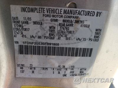 Zdjęcie 13 z 13 samochodu: 2006 FORD F250 SUPER DUTY VIN:1FDNF20536EB91805 - miniatura