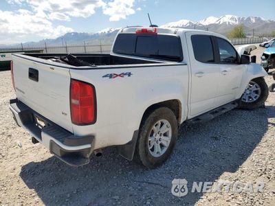 Trzecie zdjęcie samochodu z tyłu: 2021 CHEVROLET COLORADO LT VIN:1GCGTCEN2M1103643 - miniatura