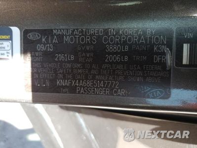 Zdjęcie 12 z 12 samochodu: 2014 KIA FORTE LX VIN:KNAFX4A68E5147772 - miniatura