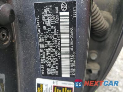 Zdjęcie 12 z 12 samochodu: 2009 TOYOTA CAMRY LE VIN:4T1BE46K99U347211 - miniatura