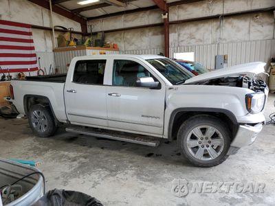 Czwarte zdjęcie samochodu z boku: 2018 GMC SIERRA K1500 SLT VIN:3GTU2NEJ3JG527943 - miniatura