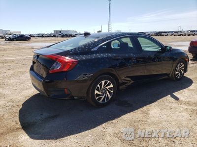 Trzecie zdjęcie samochodu z tyłu: 2017 HONDA CIVIC EX VIN:19XFC2F74HE051814 - miniatura