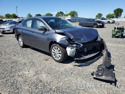 Czwarte zdjęcie samochodu z boku: 2019 NISSAN SENTRA S VIN:3N1AB7AP9KY455203 - miniatura