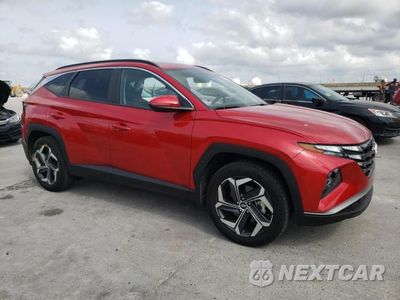 Czwarte zdjęcie samochodu z boku: 2023 HYUNDAI TUCSON SEL VIN:5NMJF3AE5PH259446 - miniatura