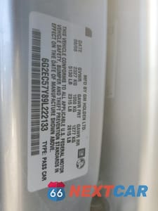 Zdjęcie 12 z 12 samochodu: 2009 PONTIAC G8 GT VIN:6G2EC57Y89L222133 - miniatura