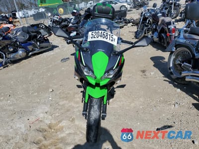 Drugie zdjęcie samochodu z przodu: 2022 KAWASAKI EX650 N VIN:ML5EXEN11NDA49477 - miniatura
