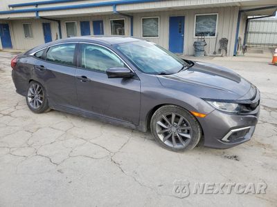 Czwarte zdjęcie samochodu z boku: 2019 HONDA CIVIC EX VIN:19XFC1F32KE007230 - miniatura