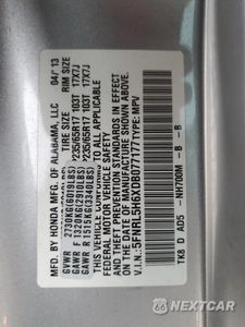 Zdjęcie 15 z 15 samochodu: 2013 HONDA ODYSSEY EXL VIN:5FNRL5H6XDB077177 - miniatura