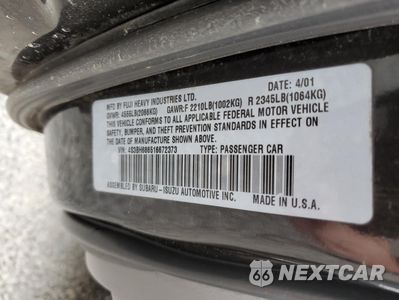 Zdjęcie 13 z 15 samochodu: 2001 SUBARU LEGACY OUTBACK LIMITED VIN:4S3BH686516672373 - miniatura