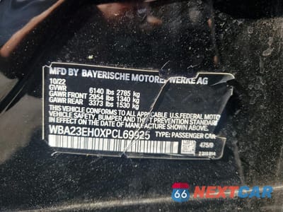 Zdjęcie 12 z 13 samochodu: 2023 BMW 740 I VIN:WBA23EH0XPCL69925 - miniatura