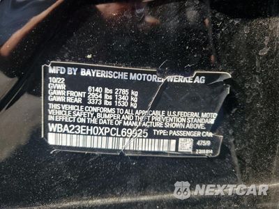 Zdjęcie 12 z 13 samochodu: 2023 BMW 740 I VIN:WBA23EH0XPCL69925 - miniatura