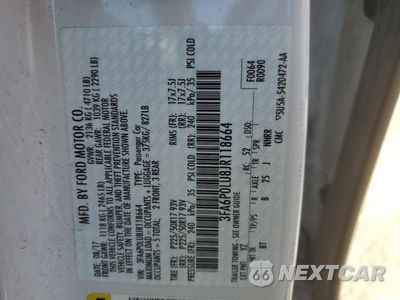 Zdjęcie 12 z 13 samochodu: 2018 FORD FUSION SE HYBRID VIN:3FA6P0LU8JR118664 - miniatura