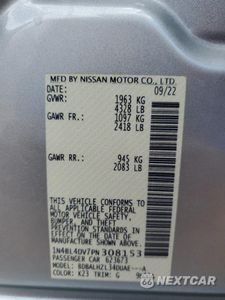 Zdjęcie 15 z 16 samochodu: 2023 NISSAN ALTIMA SV VIN:1N4BL4DV7PN308153 - miniatura