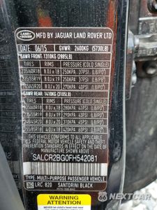 Zdjęcie 13 z 13 samochodu: 2015 LAND ROVER DISCOVERY SPORT HSE VIN:SALCR2BG0FH542081 - miniatura