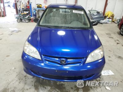 Piąte zdjęcie samochodu w środku: 2005 HONDA CIVIC DX VP VIN:2HGES16375H532339 - miniatura