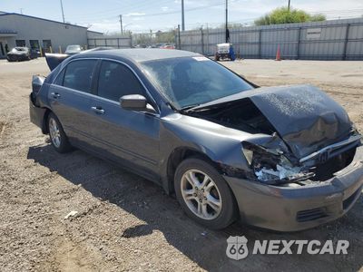 Czwarte zdjęcie samochodu z boku: 2007 HONDA ACCORD SE VIN:1HGCM56317A018903 - miniatura