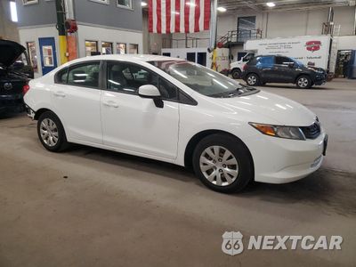Czwarte zdjęcie samochodu z boku: 2012 HONDA CIVIC LX VIN:19XFB2F52CE068203 - miniatura