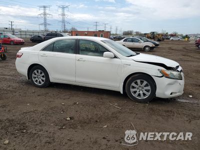 Czwarte zdjęcie samochodu z boku: 2007 TOYOTA CAMRY HYBRID VIN:JTNBB46K373012411 - miniatura
