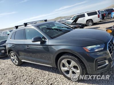 Czwarte zdjęcie samochodu z boku: 2021 AUDI Q5 PREMIUM PLUS VIN:WA1BAAFY7M2118933 - miniatura