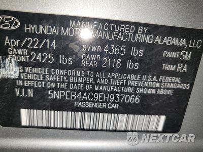 Zdjęcie 12 z 12 samochodu: 2014 HYUNDAI SONATA GLS VIN:5NPEB4AC9EH937066 - miniatura