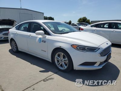 Czwarte zdjęcie samochodu z boku: 2018 FORD FUSION SE HYBRID VIN:3FA6P0LU4JR129824 - miniatura