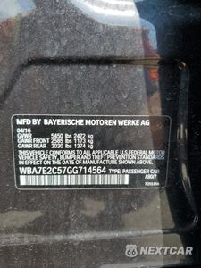 Zdjęcie 12 z 12 samochodu: 2016 BMW 740 I VIN:WBA7E2C57GG714564 - miniatura