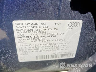 Zdjęcie 13 z 14 samochodu: 2020 AUDI Q5 PREMIUM PLUS VIN:WA1BNAFY3L2055283 - miniatura