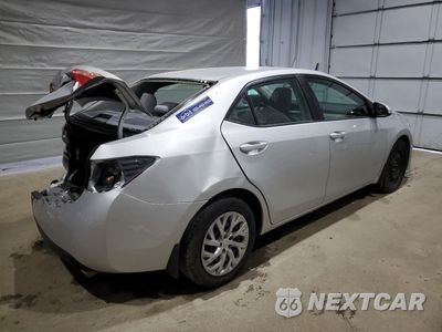 Trzecie zdjęcie samochodu z tyłu: 2019 TOYOTA COROLLA L VIN:2T1BURHE9KC186423 - miniatura