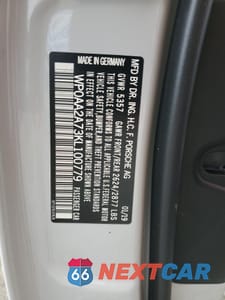 Zdjęcie 13 z 14 samochodu: 2019 PORSCHE PANAMERA BASE VIN:WP0AA2A73KL100779 - miniatura