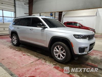 Czwarte zdjęcie samochodu z boku: 2021 JEEP GRAND CHEROKEE L LIMITED VIN:1C4RJKBG0M8130202 - miniatura
