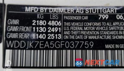 Zdjęcie 10 z 10 samochodu: 2016 MERCEDES-BENZ SL 63 AMG VIN:WDDJK7EA5GF037759 - miniatura