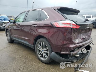 Drugie zdjęcie samochodu z przodu: 2021 FORD EDGE TITANIUM VIN:2FMPK4K99MBA41965 - miniatura