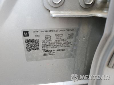 Zdjęcie 13 z 13 samochodu: 2018 CHEVROLET IMPALA PREMIER VIN:2G1125S34J9169005 - miniatura