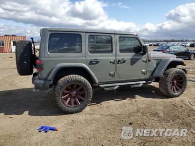 Trzecie zdjęcie samochodu z tyłu: 2021 JEEP WRANGLER UNLIMITED RUBICON VIN:1C4HJXFG4MW531718 - miniatura
