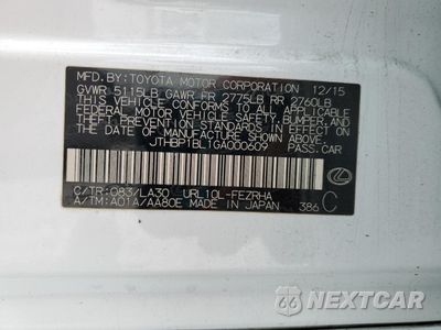 Zdjęcie 14 z 14 samochodu: 2016 LEXUS GS-F VIN:JTHBP1BL1GA000609 - miniatura