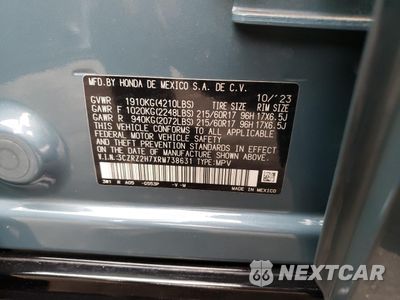 Zdjęcie 13 z 13 samochodu: 2024 HONDA HR-V EXL VIN:3CZRZ2H7XRM738631 - miniatura