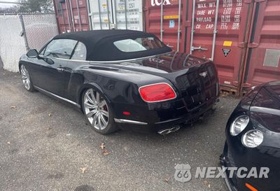 Trzecie zdjęcie samochodu z tyłu: 2013 BENTLEY CONTINENTAL GTC V8 VIN:SCBGT3ZA6DC086067 - miniatura