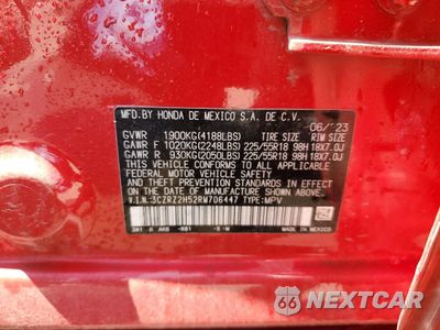 Zdjęcie 13 z 14 samochodu: 2024 HONDA HR-V SPORT VIN:3CZRZ2H52RM706447 - miniatura
