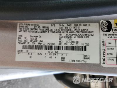 Zdjęcie 14 z 14 samochodu: 2016 FORD FIESTA SE VIN:3FADP4BJ0GM169362 - miniatura