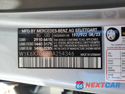 Zdjęcie 13 z 16 samochodu: 2024 MERCEDES-BENZ S MERCEDES-MAYBACH S 580 4M VIN:W1K6X7GB6RA254346 - miniatura