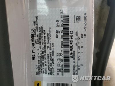 Zdjęcie 12 z 12 samochodu: 2019 FORD FUSION SE VIN:3FA6P0LU3KR124812 - miniatura