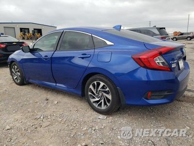 Drugie zdjęcie samochodu z przodu: 2018 HONDA CIVIC EX VIN:19XFC2F78JE006185 - miniatura
