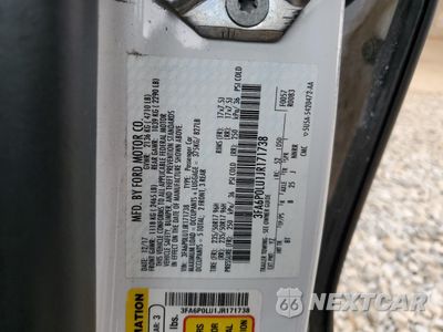 Zdjęcie 12 z 12 samochodu: 2018 FORD FUSION SE HYBRID VIN:3FA6P0LU1JR171738 - miniatura
