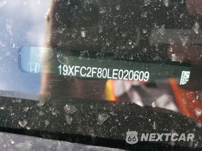 Zdjęcie 12 z 12 samochodu: 2020 HONDA CIVIC SPORT VIN:19XFC2F80LE020609 - miniatura