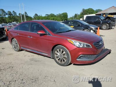 Czwarte zdjęcie samochodu z boku: 2016 HYUNDAI SONATA SPORT VIN:5NPE34AF6GH320914 - miniatura