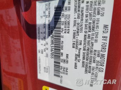 Zdjęcie 12 z 14 samochodu: 2020 FORD MUSTANG VIN:1FA6P8TH9L5167055 - miniatura