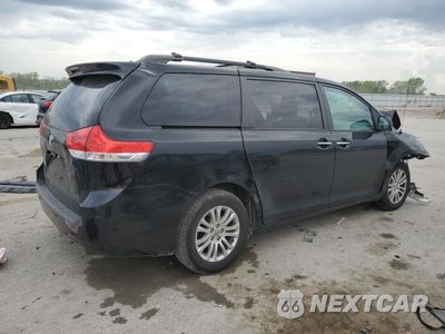 Trzecie zdjęcie samochodu z tyłu: 2013 TOYOTA SIENNA XLE VIN:5TDYK3DC2DS333581 - miniatura