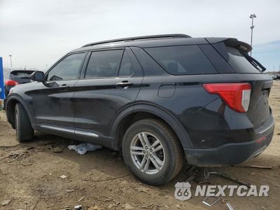 Drugie zdjęcie samochodu z przodu: 2020 FORD EXPLORER XLT VIN:1FMSK8DH7LGC26383 - miniatura