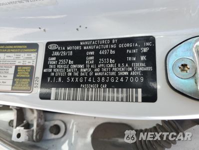 Zdjęcie 12 z 13 samochodu: 2018 KIA OPTIMA LX VIN:5XXGT4L38JG247009 - miniatura